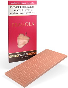 Dolce weie Schokolade Zuckerfrei Erdbeer